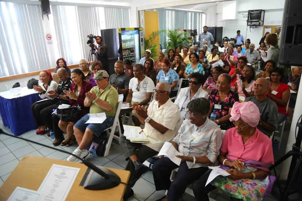  A cross-section of the audience in attendance at the SANOFI “Treat Your Feet, Save Your Sight” Diabetes Educational Outreach Workshop 
