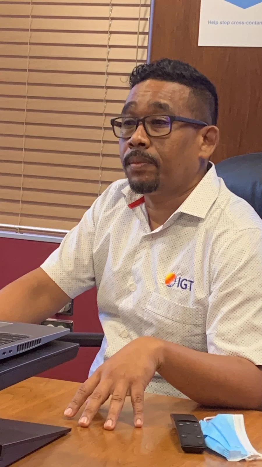 Darren Awai, Systems Administrator at IGT, addresses the young audience about unexpected changes and sacrifices along his professional journey during one of IGT’s ASA International Men’s Day series of events recently.
