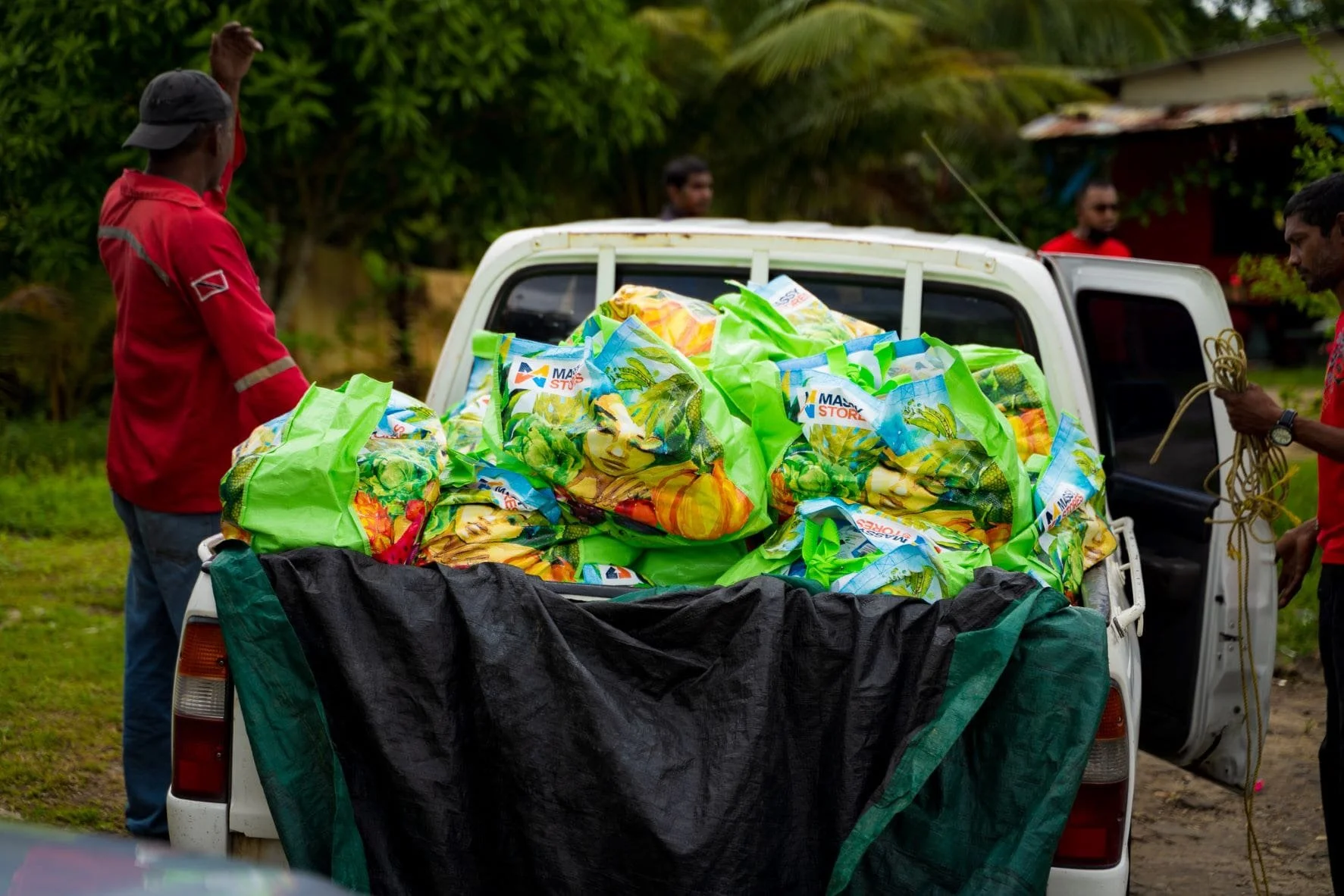 125 Massy Hampers were distributed to residents from Penal/Debe.