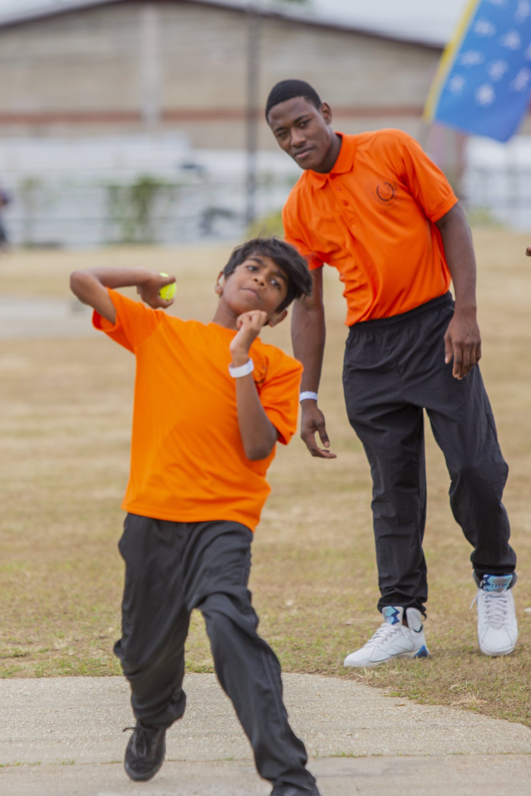  This young athlete exhibits his bowling skills during the Special Olympics National Cricket Games on Saturday 16th March 2024. 