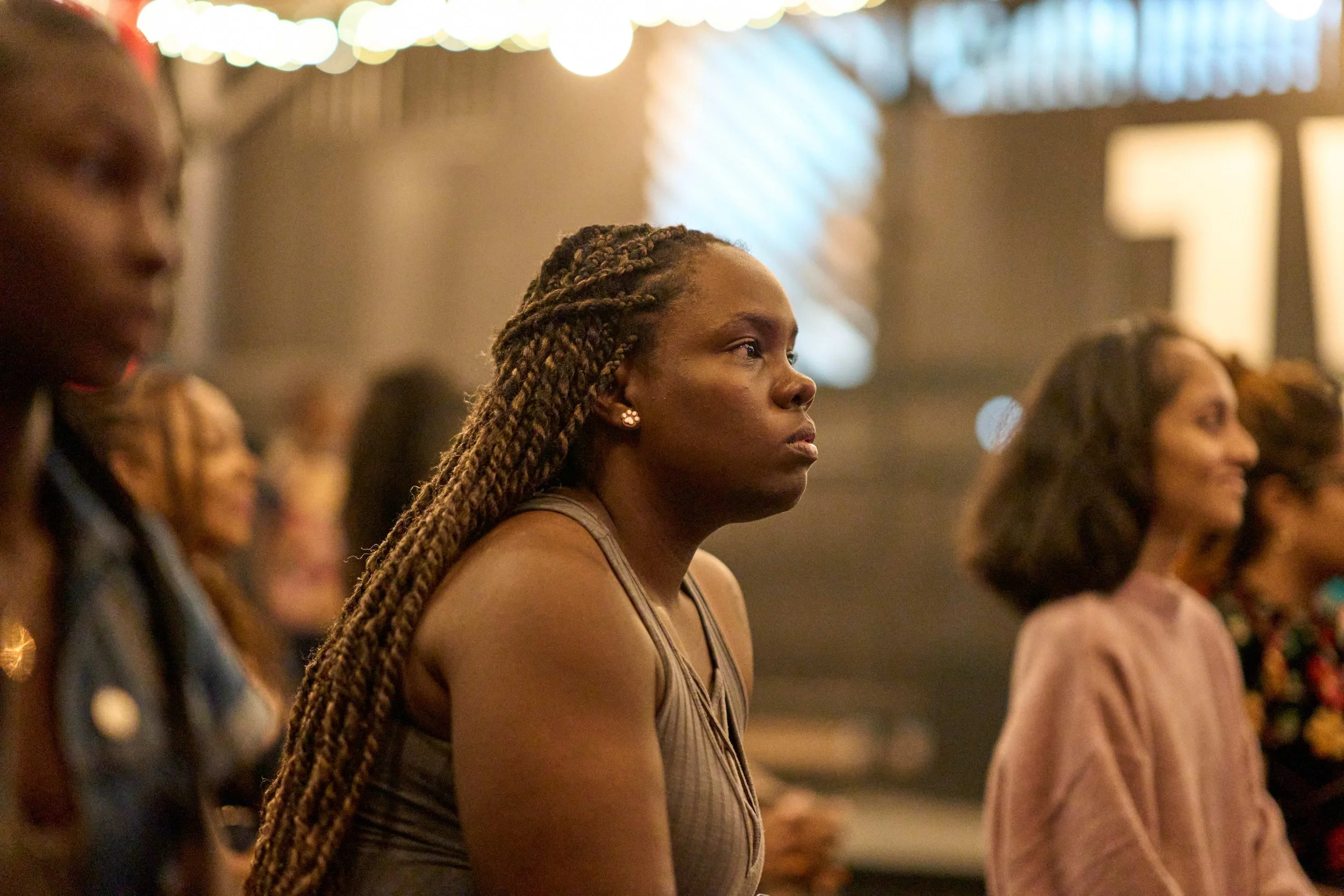  The engaged audience enjoyed the screening of ‘Love is de Ting’ where young artists got the ability to show their own stories about love in all its embodiments during The Digicel Foundation OJO Youth Talent Incubator Project at the Big Black Box on April 1 