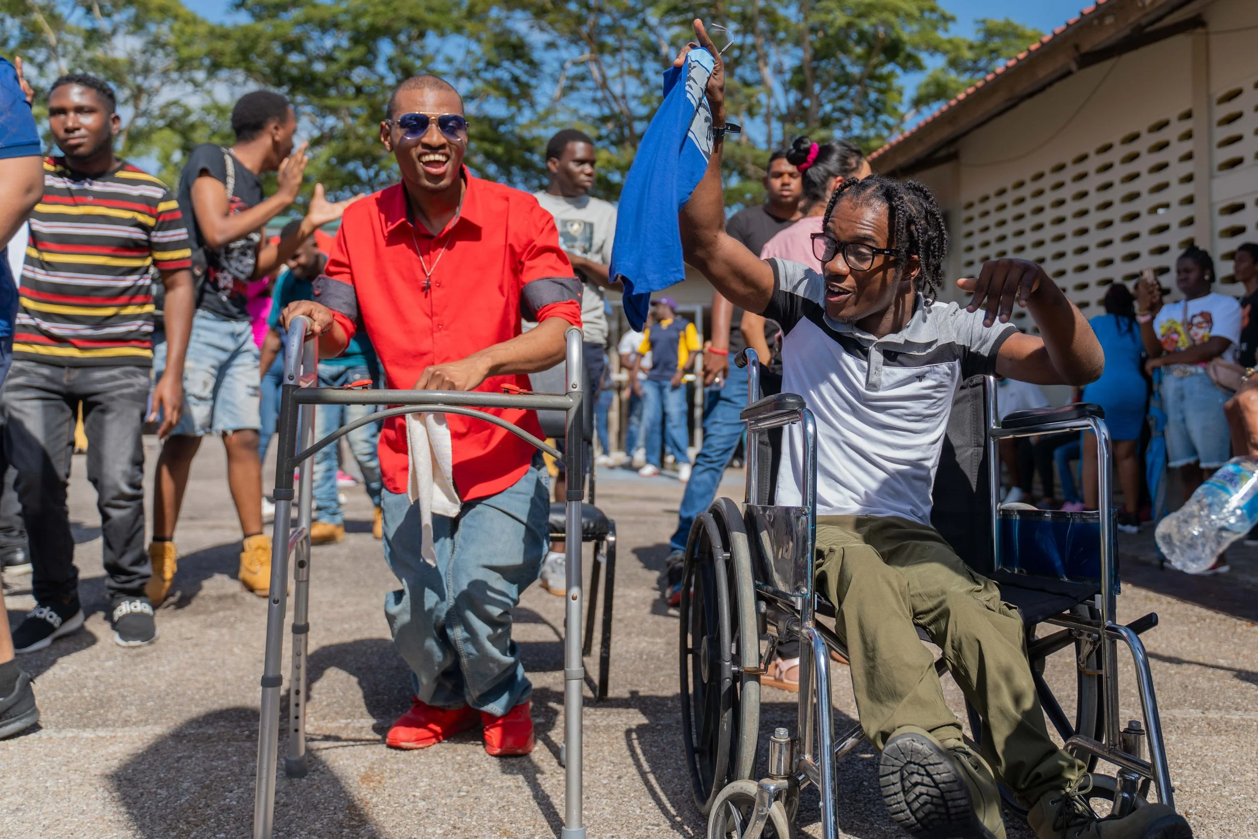 Guests ‘have a time’ at Inclusion Fusion on 13 February at the National Centre for Persons with Disabilities.