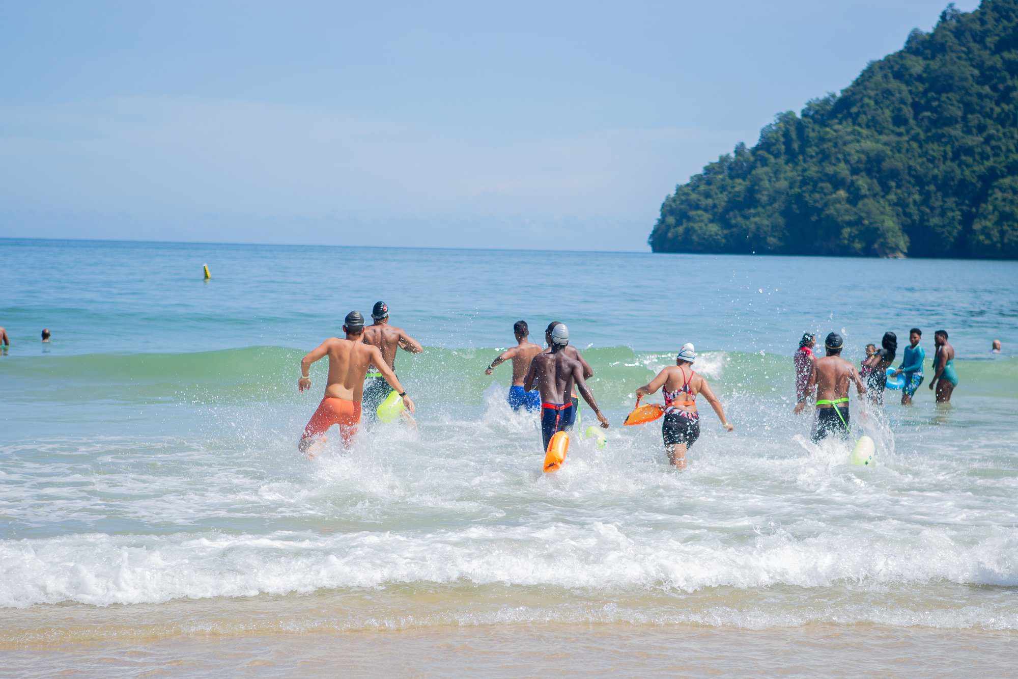  Scenes from the   Aquathon at the Special Olympics Trinidad and Tobago Beach Games in 2023.  