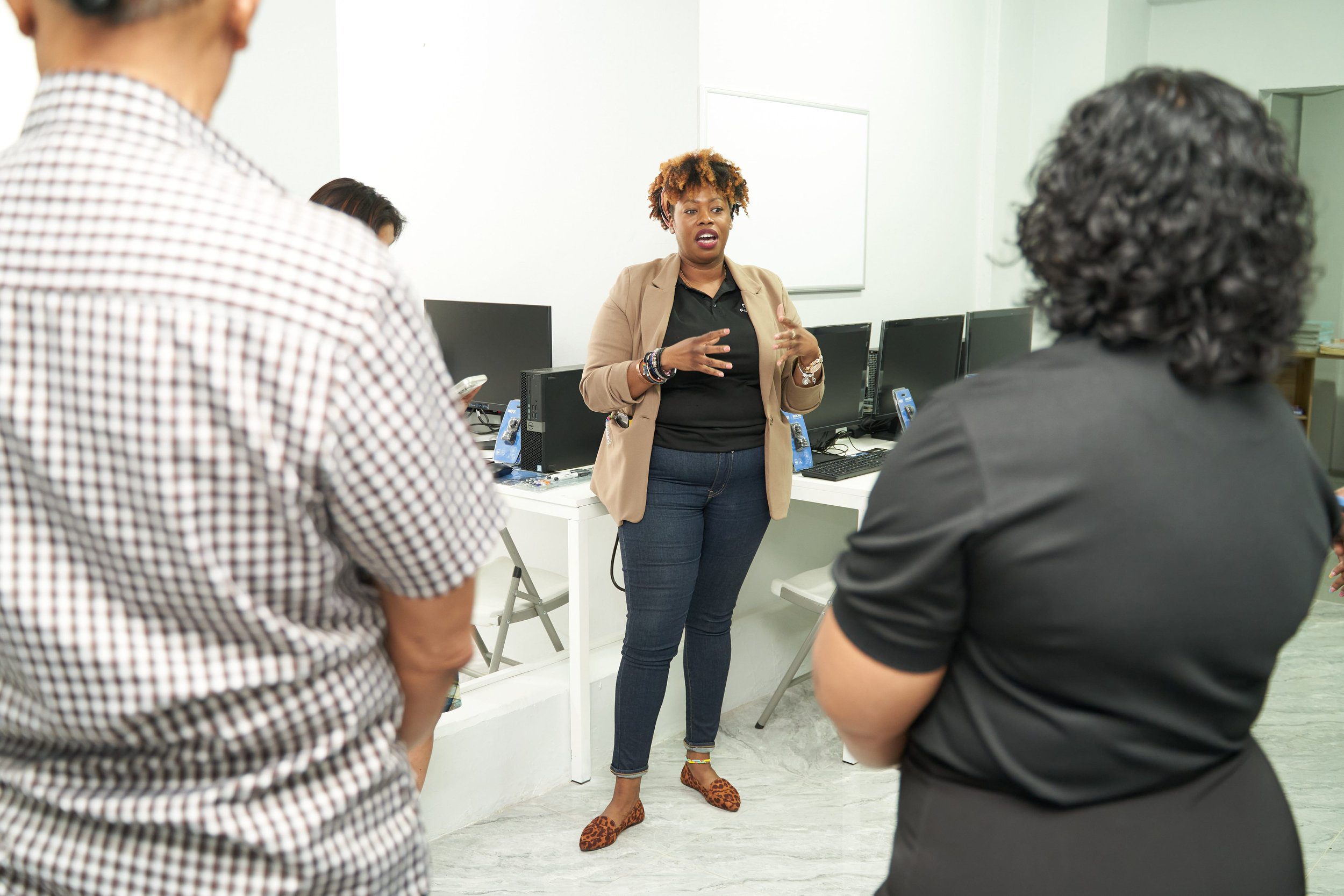  Digicel Foundation’s Head of Operations Cindyann Currency praises the Rebirth House initiative that will provide opportunities for residents to rebuild their lives.       