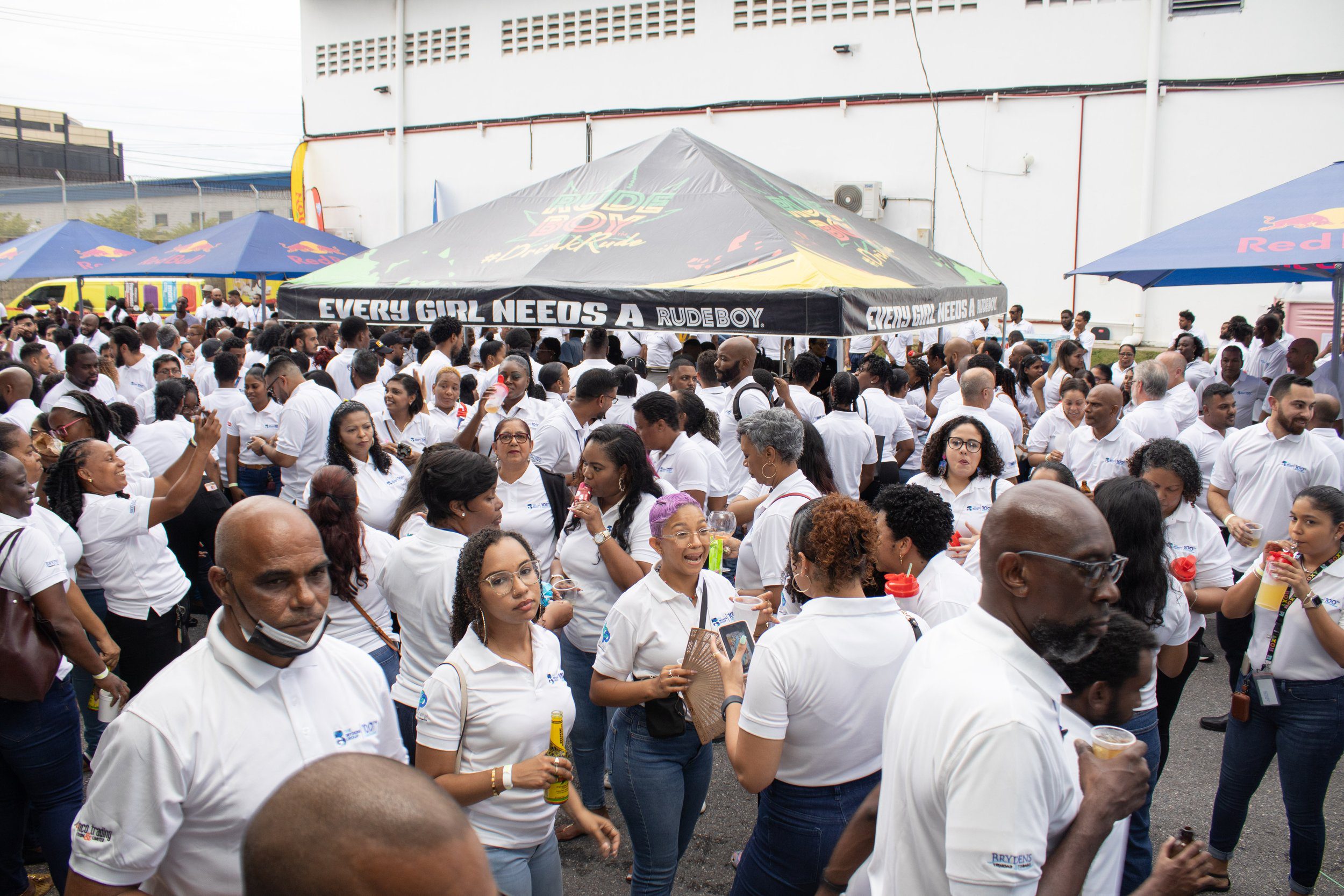 A rousing performance by Sekon Sta and DJ Nuphoric got the Brydens Group moving at its 100th anniversary celebration on Friday 27th October 2023, held at the company’s San Juan compound.