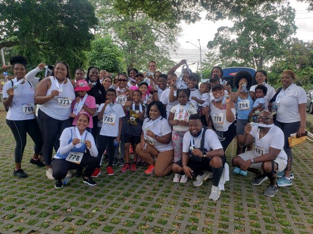 Some of the Digicel staff members who participated in the 2023 Buddy Walk in proud partnership with the Down Syndrome Family Network.