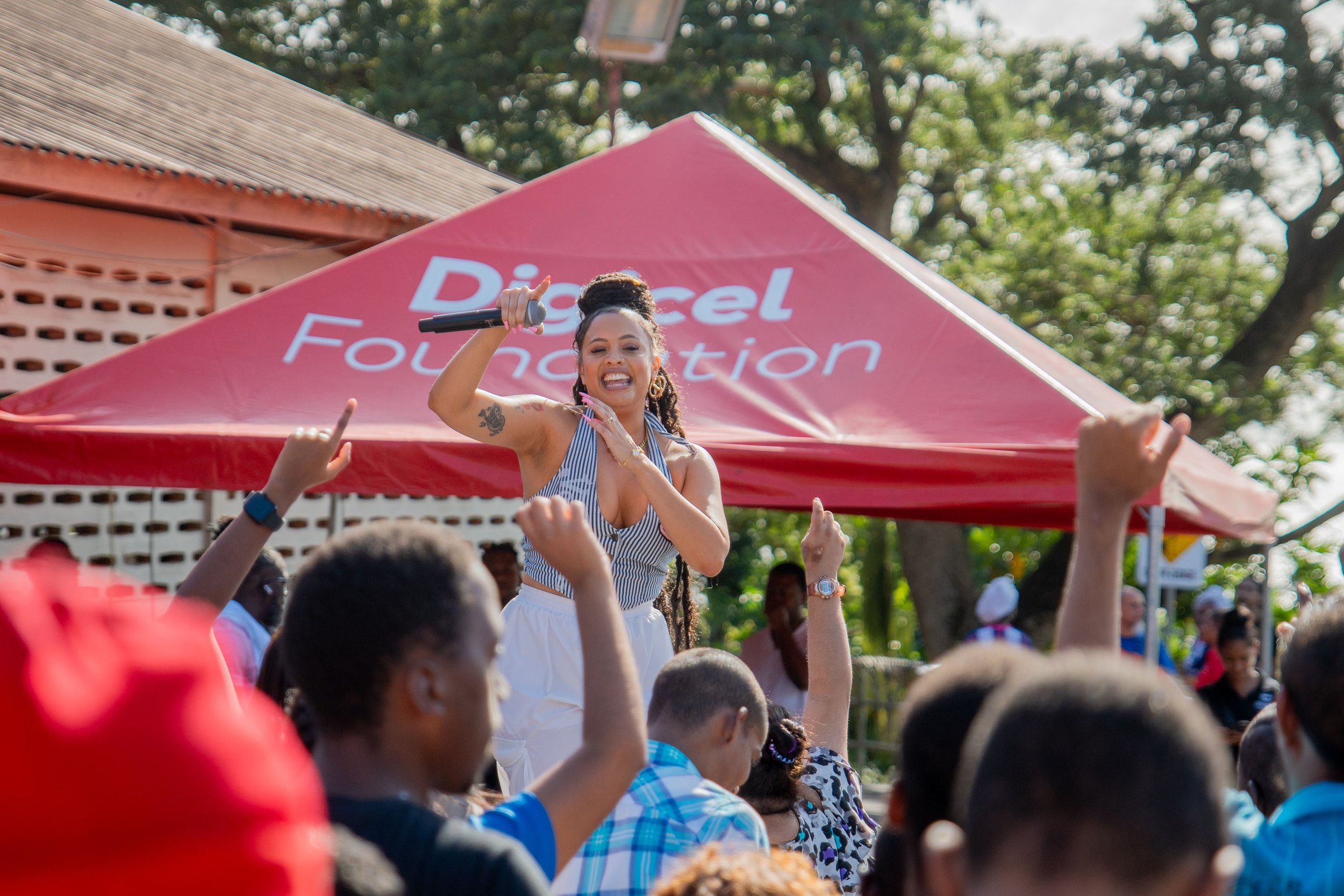 Nessa Preppy performs at the Digicel Foundation’s Inclusion Fusion.