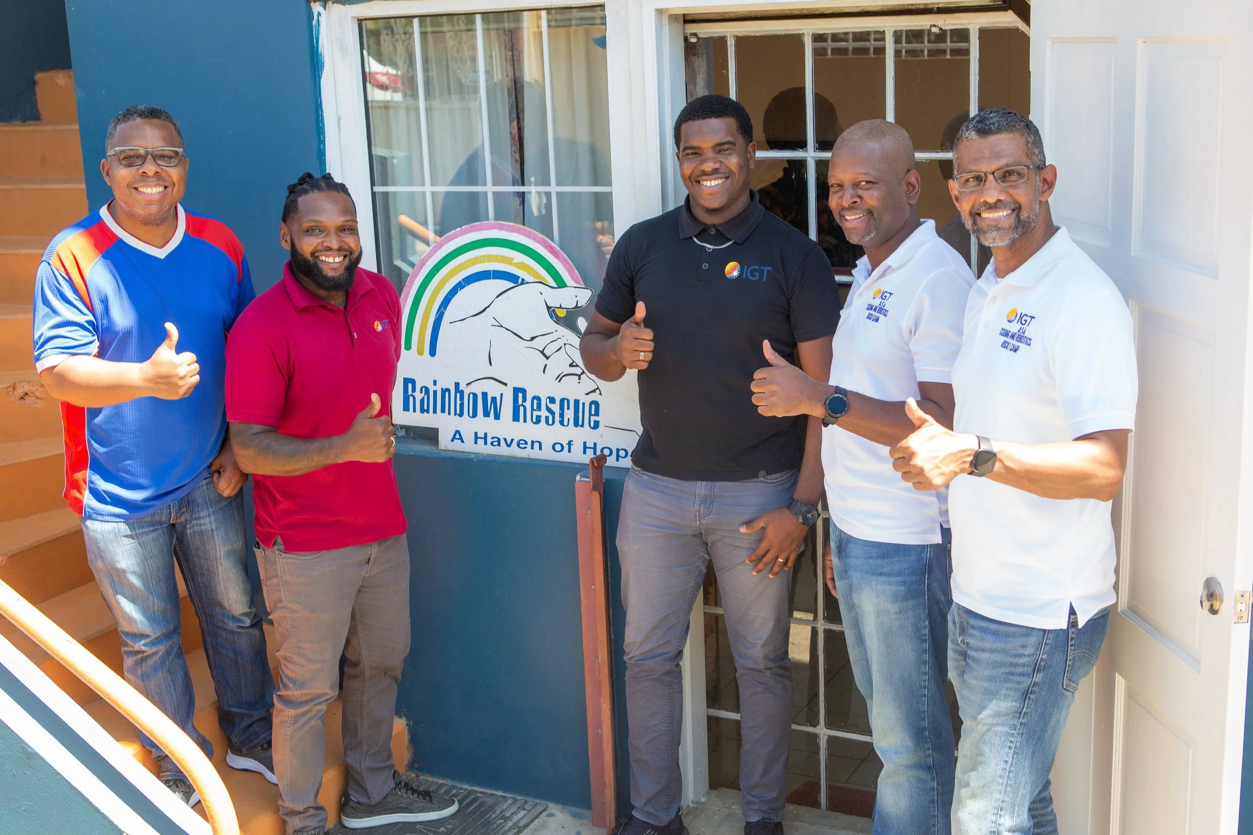 These IGT employees were happy to volunteer for the company’s International Men’s Day mentorship programme at Rainbow Rescue Home for Boys on Saturday 4 November, 2023.