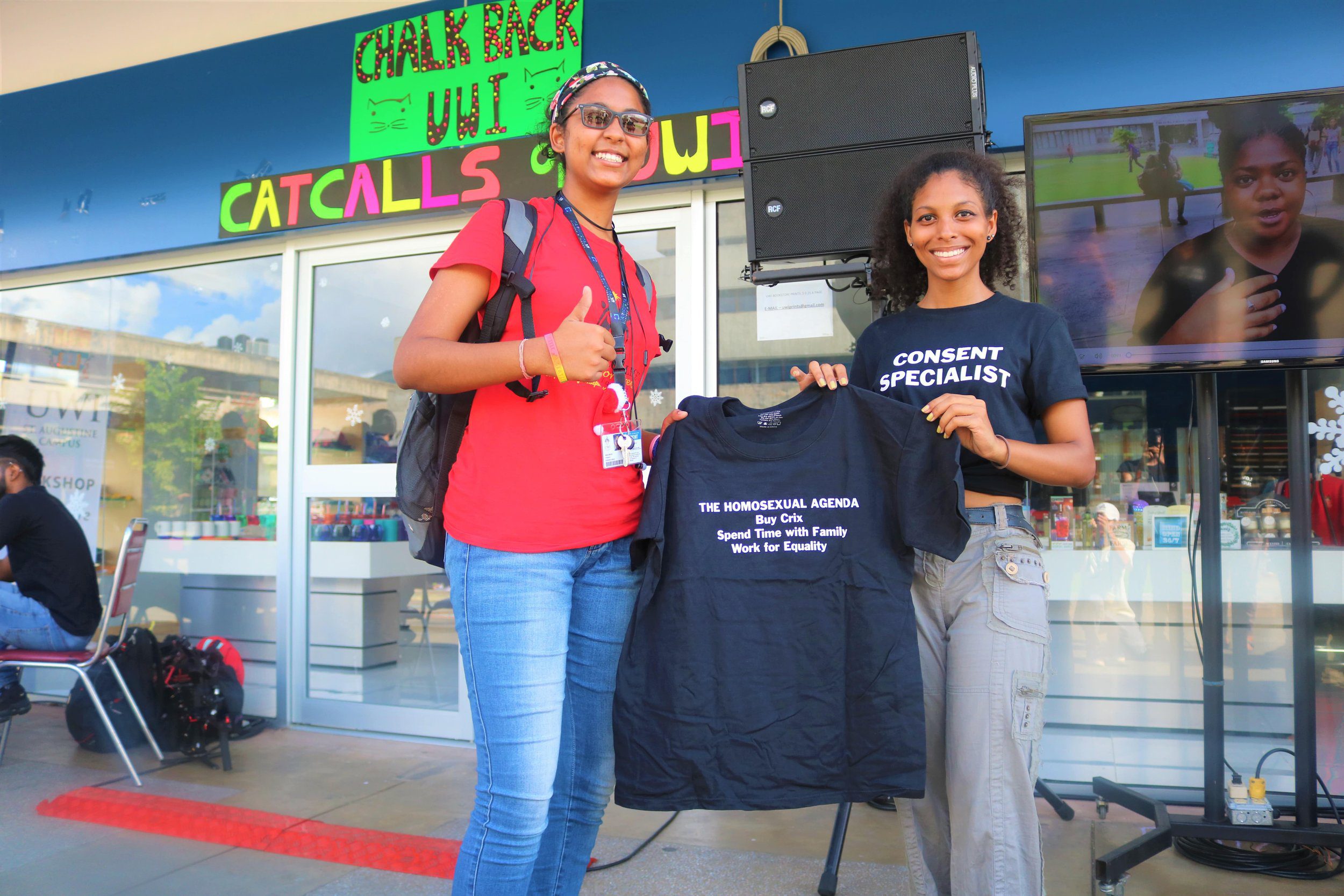 UWI students take part in the Sexual Culture of Justice Project, a partnership between the EU Delegation and the Institute for Gender and Development Studies (IGDS) at UWI.