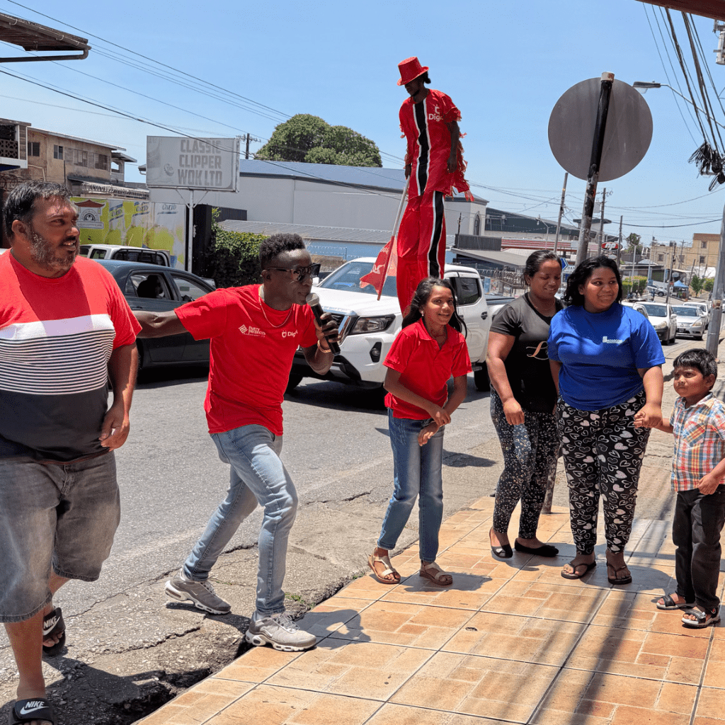 On Saturday 21st March, Siparia residents enjoyed doubles, snow cones and giveaways on High Street as part of Digicel’s celebrations marking the expansion of Digicel+ Home Internet and TV services in the area.